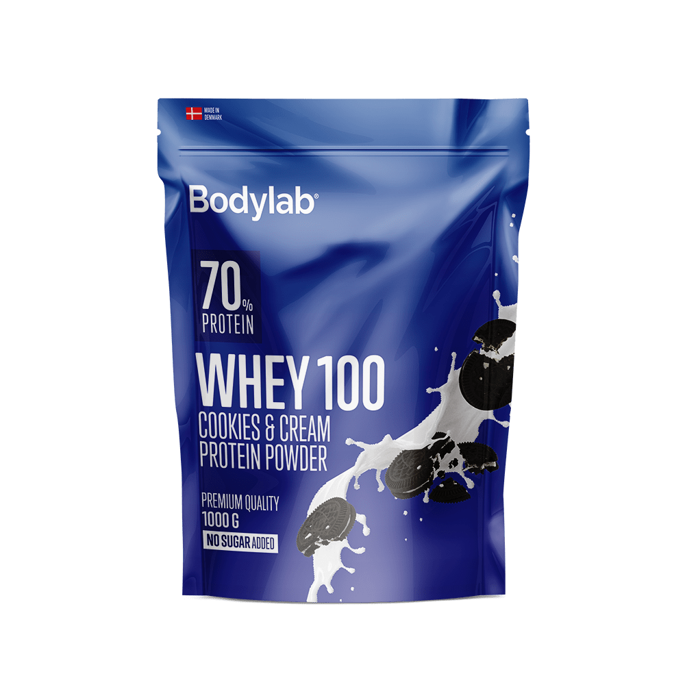 BodyLab Whey 100 Proteinpulver Cookies & Cream (1kg) BodyLab