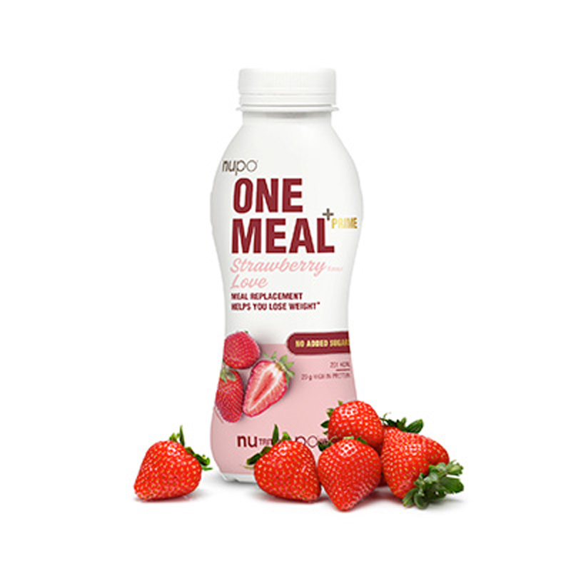 Nupo One Meal +Prime Shake  Strawberry Love 330ml Nupo