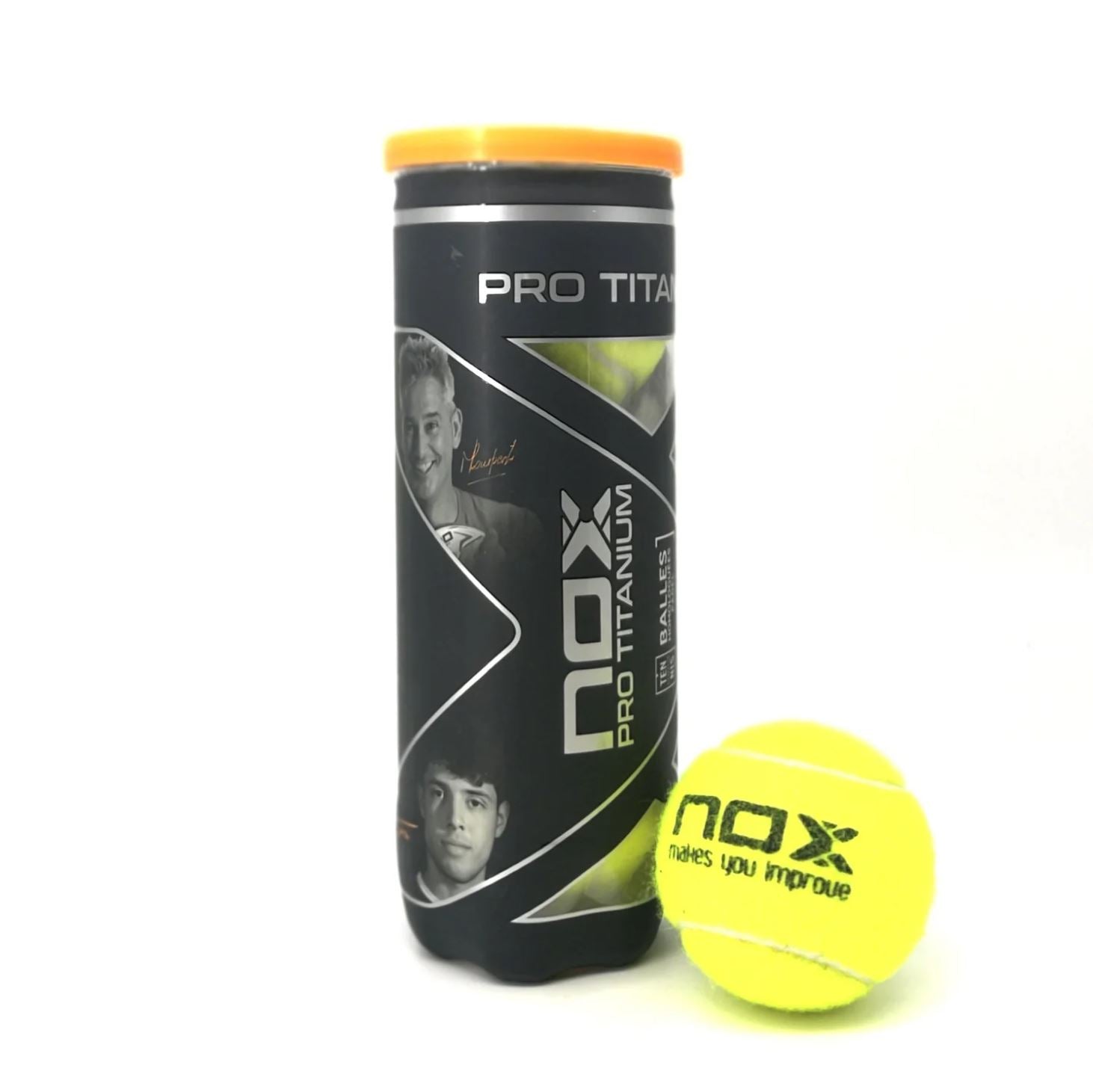 Nox Pro Titanium padelbolde (3 stk.) Padelbolde Default Title