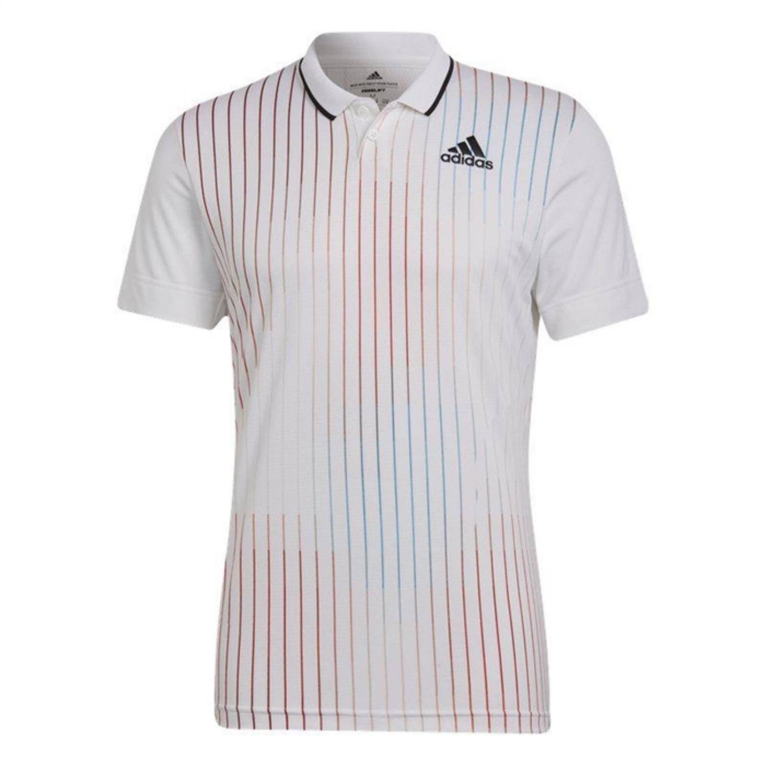 Adidas Melbourne Freelift Polo White Hvid T-shirt/Polo L