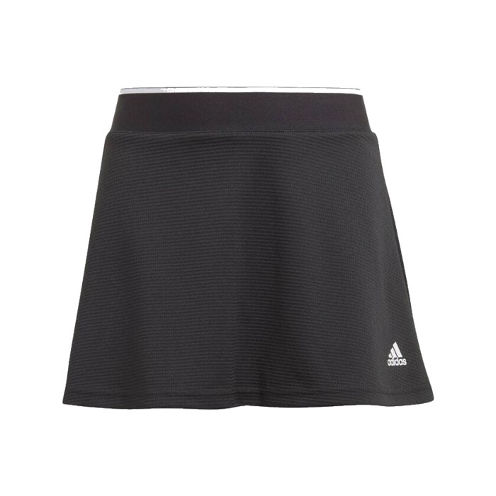 Adidas Club Skirt Junior Sort Sort Nederdel 5-6 år